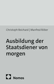 Cover von Ausbildung der Staatsdiener von morgen