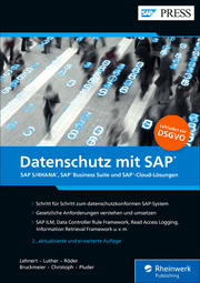 Cover von Datenschutz mit SAP