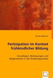 Cover von Partizipation im Kontext frühkindlicher Bildung