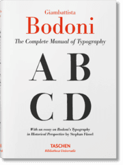 Cover von Giambattista Bodoni. Handbuch der Typografie