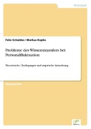 Cover von Probleme des Wissenstransfers bei Personalfluktuation