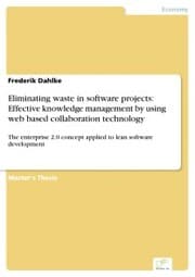 Cover von Eliminating waste in software projects: Effective knowledge management by using web based collaboration technology