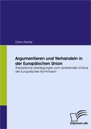 Cover von Argumentieren und Verhandeln in der Europäischen Union