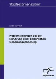 Cover von Problemstellungen bei der Einführung einer persönlichen Genomsequenzierung