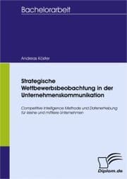 Cover von Strategische Wettbewerbsbeobachtung in der Unternehmenskommunikation