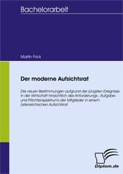 Cover von Der moderne Aufsichtsrat