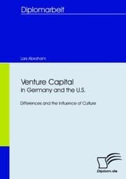 Cover von Venture Capital in Germany and the U.S.: Differences and the Influence of Culture