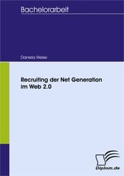 Cover von Recruiting der Net Generation im Web 2.0