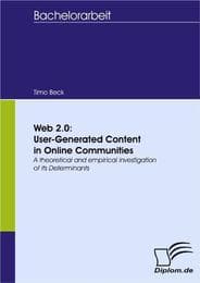 Cover von Web 2.0: User-Generated Content in Online Communities