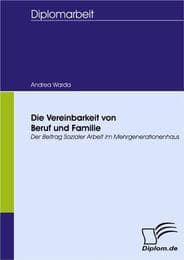 Cover von Die Vereinbarkeit von Beruf und Familie