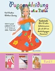 Cover von Puppenkleidung ohne Nähen, Band 1 - Doll Fashion Without Sewing, Vol. 1