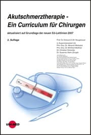 Cover von Akutschmerztherapie - Ein Curriculum für Chirurgen