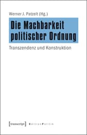 Cover von Die Machbarkeit politischer Ordnung