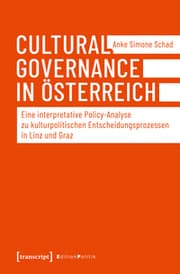 Cover von Cultural Governance in Österreich