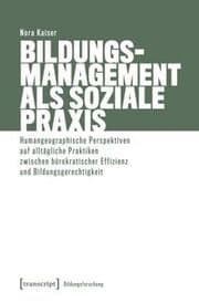 Cover von Bildungsmanagement als soziale Praxis