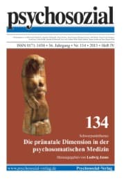 Cover von psychosozial 134: Die pränatale Dimension in der psychosomatischen Medizin