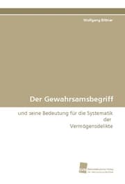 Cover von Der Gewahrsamsbegriff