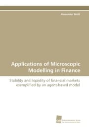 Cover von Applications of Microscopic Modelling in Finance
