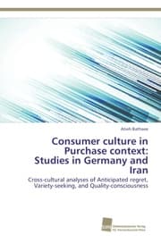 Cover von Consumer culture in Purchase context: Studies in Germany and Iran
