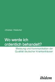 Cover von Wo werde ich ordentlich behandelt?