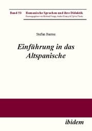 Cover von Einführung in das Altspanische
