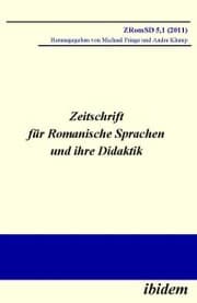 Cover von Zeitschrift für Romanische Sprachen und ihre Didaktik