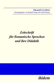 Cover von Zeitschrift für Romanische Sprachen und ihre Didaktik