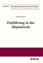 Cover von Einführung in das Altspanische