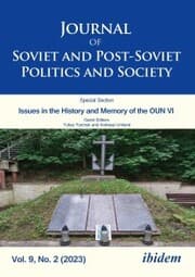 Cover von Journal of Soviet and Post-Soviet Politics and Society