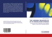 Cover von THE VARIABLE BEHAVIOR OF /-R/ IN ANDALUSIAN SPANISH