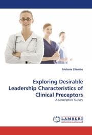 Cover von Exploring Desirable Leadership Characteristics of Clinical Preceptors