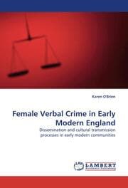 Cover von Female Verbal Crime in Early Modern England
