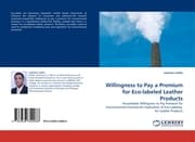 Cover von Willingness to Pay a Premium for Eco-labeled Leather Products