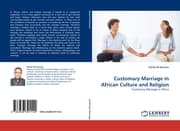 Cover von Customary Marriage in African Culture and Religion