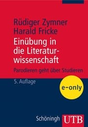 Cover von Einübung in die Literaturwissenschaft