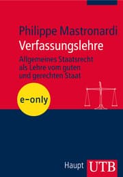 Cover von Verfassungslehre
