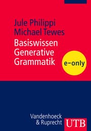 Cover von Basiswissen Generative Grammatik