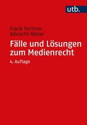 Cover von Fälle und Lösungen zum Medienrecht