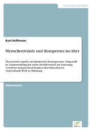 Cover von Menschenwürde und Kompetenz im Alter