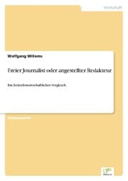 Cover von Freier Journalist oder angestellter Redakteur