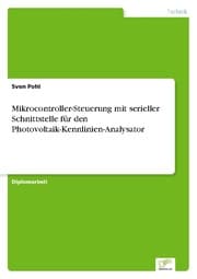 Cover von Mikrocontroller-Steuerung mit serieller Schnittstelle für den Photovoltaik-Kennlinien-Analysator