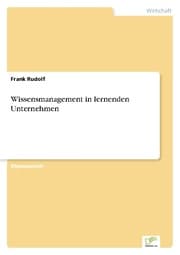 Cover von Wissensmanagement in lernenden Unternehmen