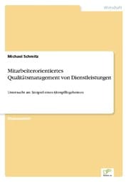 Cover von Mitarbeiterorientiertes Qualitätsmanagement von Dienstleistungen