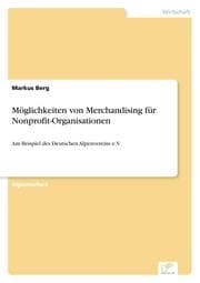 Cover von Möglichkeiten von Merchandising für Nonprofit-Organisationen