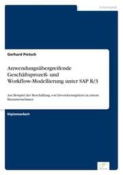 Cover von Anwendungsübergreifende Geschäftsprozeß- und Workflow-Modellierung unter SAP R/3