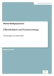 Cover von Öffentlichkeit und Verantwortung