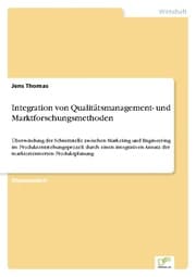 Cover von Integration von Qualitätsmanagement- und Marktforschungsmethoden