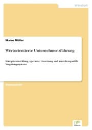 Cover von Wertorientierte Unternehmensführung