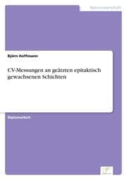 Cover von CV-Messungen an geätzten epitaktisch gewachsenen Schichten