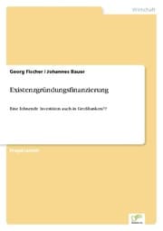 Cover von Existenzgründungsfinanzierung